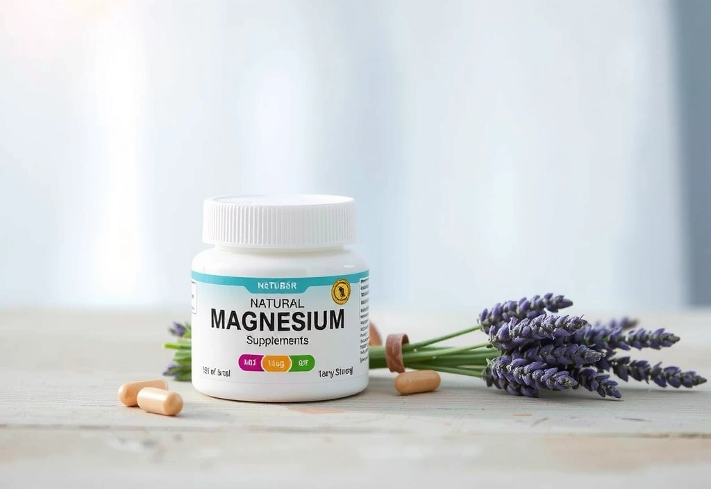 Suplemento de magnesio natural en cápsula